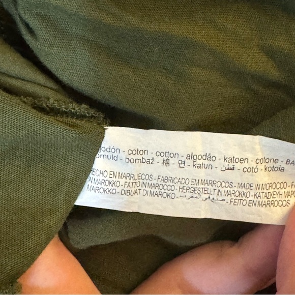 Zara Women’s Puff Short Sleeve Fit And Flare Olive Green Midi Dress
#1149 - Picture 6 of 6